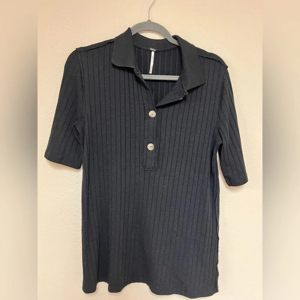 Free People collared tunic